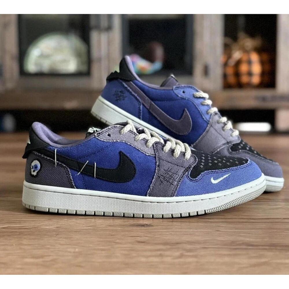 Size 7.5 - Zion Williamson x Air Jordan 1 Low Voodoo Alternate - Picture 3 of 5